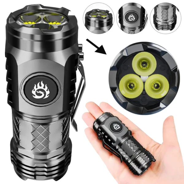 20W High Power LED Tactical Flashlight - Image 3