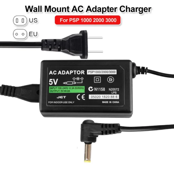 PSP Charger AC Adapter for Sony Models 1000 2000 3000 - Image 2