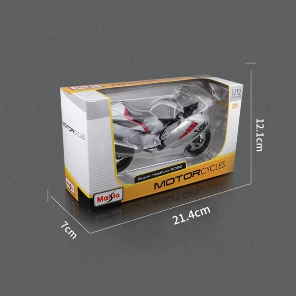 2022 Suzuki Hayabusa 1:12 Diecast Model Toy - Image 5