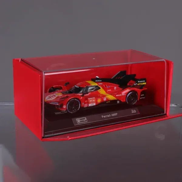 Bburago 1:43 Ferrari 499p #51 Diecast Model - Image 2