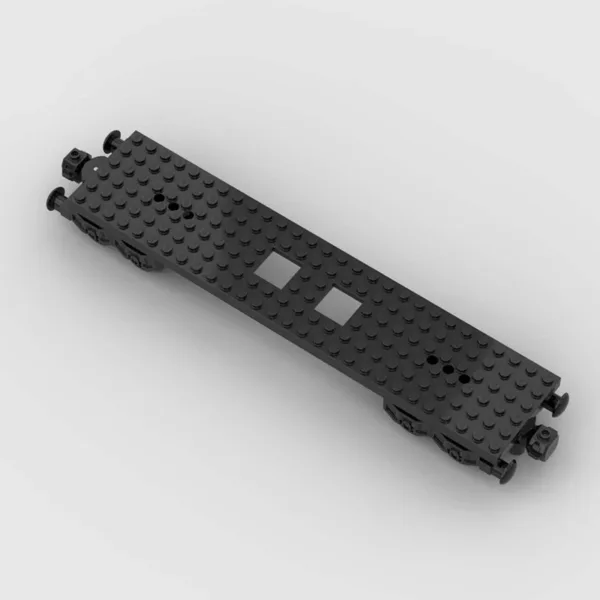 Train Vehicle Base Set with Wheels and Buffer - Image 3