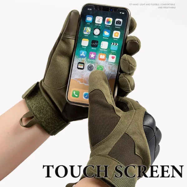 Breathable Touch Screen Motorcycle Gloves Set - Image 3