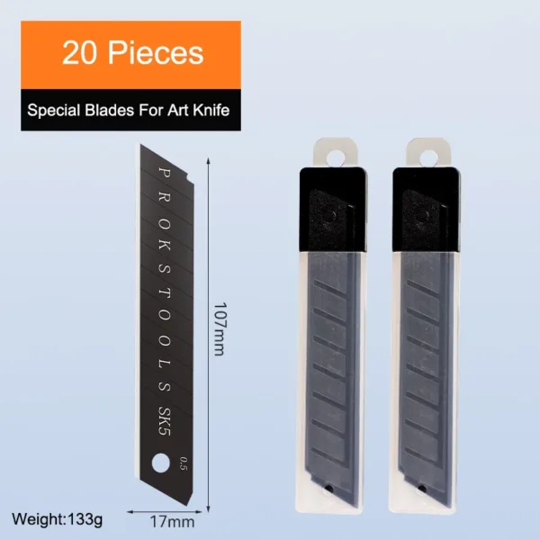 Retractable Carbon Steel Utility Knife 10.7cm - Image 12