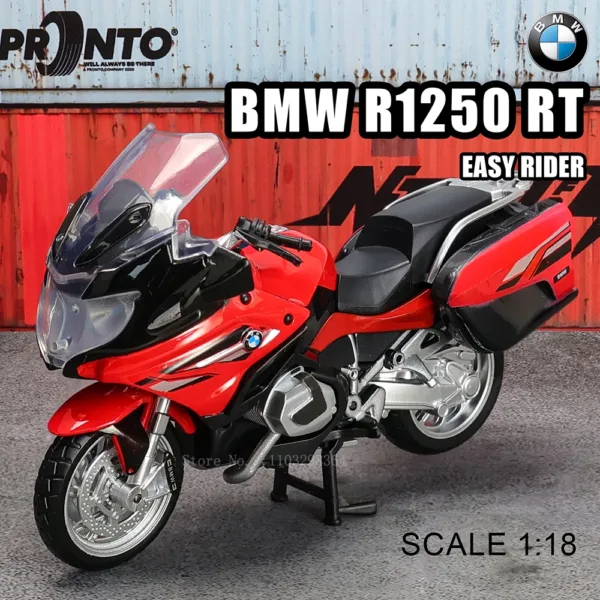 1:18 Kawasaki Ninja H2R Diecast Motorcycle Model - Image 8