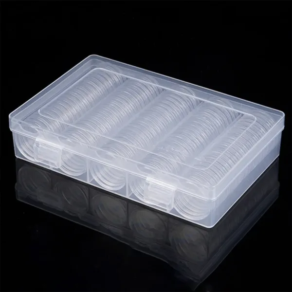 100Pcs Coin Capsules for 27mm 30mm Coins - Image 5