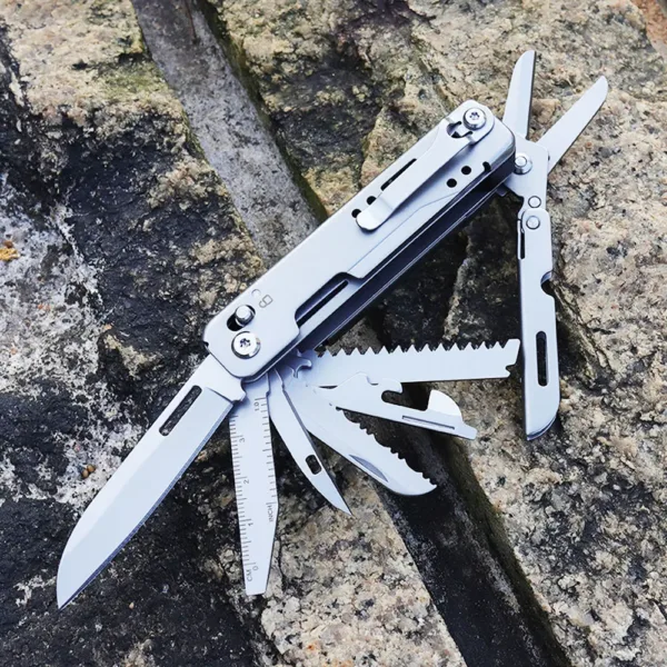 Multifunctional Folding Knife with Scissors - Image 6