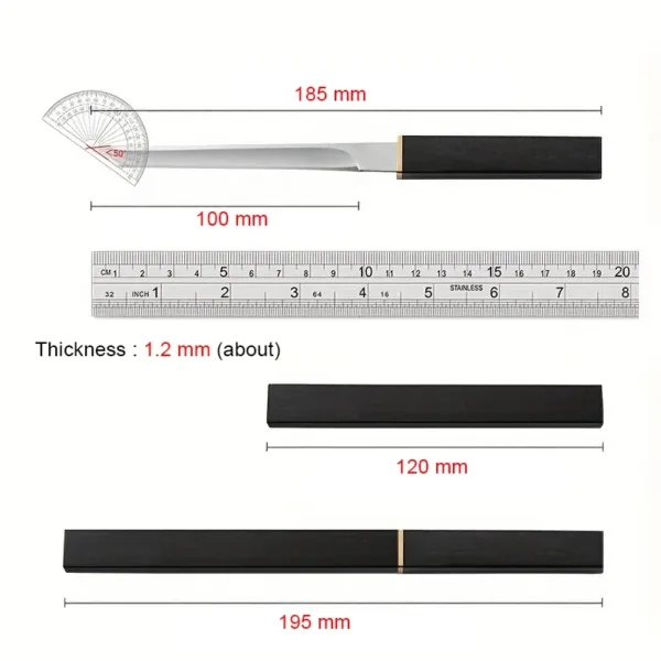 Stainless Steel Boning Knife with Scabbard - Image 2