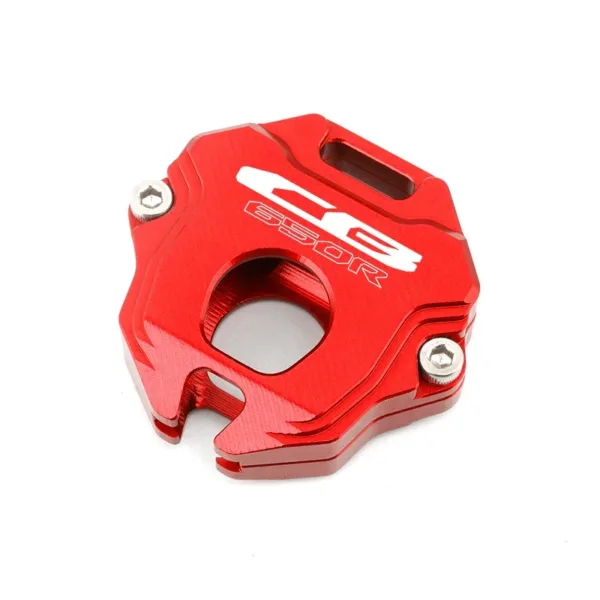 Honda CB650R Key Cover and Keychain Red/Black - Image 4