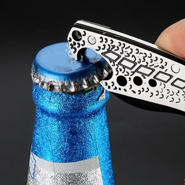 Folding Stainless Steel Knife for Camping - Image 4