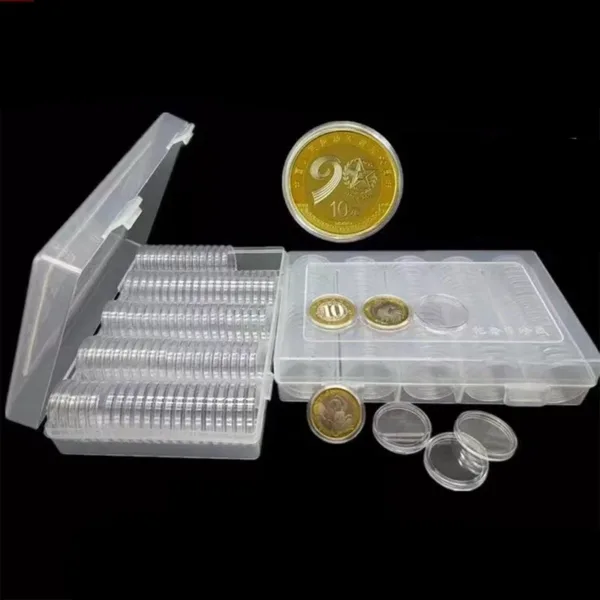 100Pcs Coin Capsules for 27mm 30mm Coins - Image 6