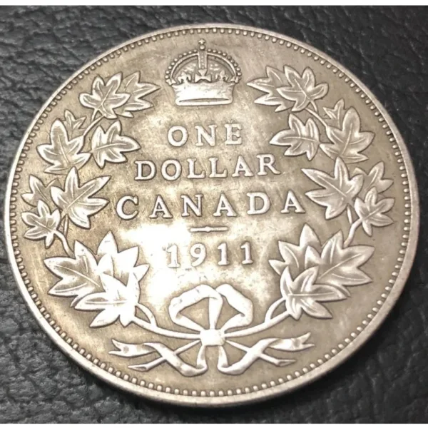 1911 Canada Silver Plated Replica Coin - Image 3