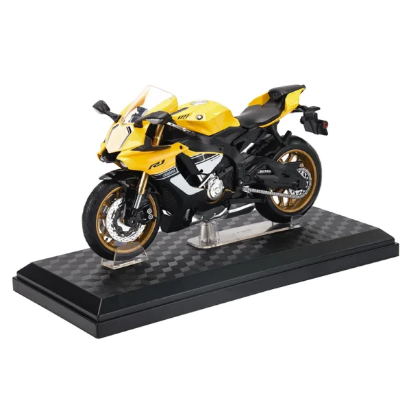Yamaha YZF-R1 1:12 Diecast Motorcycle Model - Image 3
