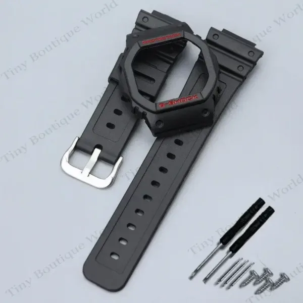 Silicone Waterproof Strap for DW5600 Watch - Image 7