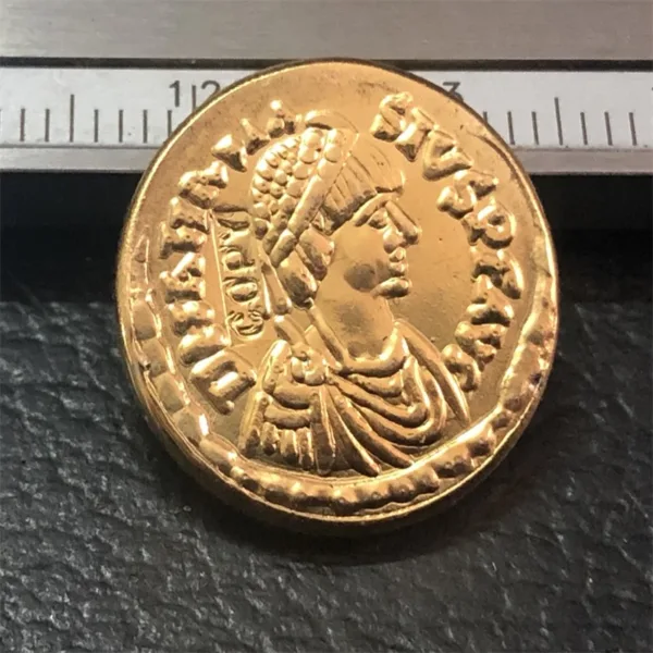 Ostrogothic Tremissis Replica Coin 491-518 AD