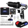 21V Cordless Power Drill with 1500mAh Battery