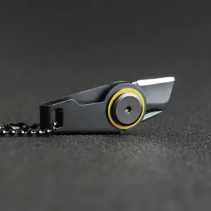 Vintage Mini Utility Folding Zipper Knife