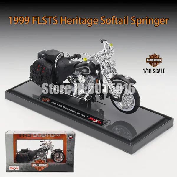 Maisto 1:18 Harley-Davidson Motorcycle Model - Image 7