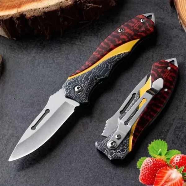 Folding Stainless Steel Fruit Knife Set - Image 2
