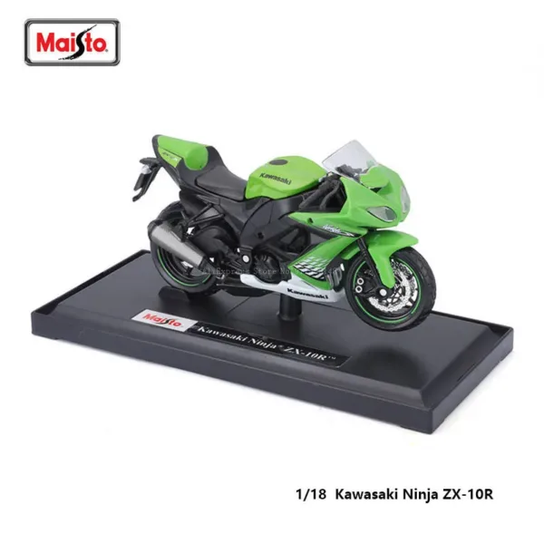 Maisto 1:18 Kawasaki H2R Diecast Motorcycle - Image 25