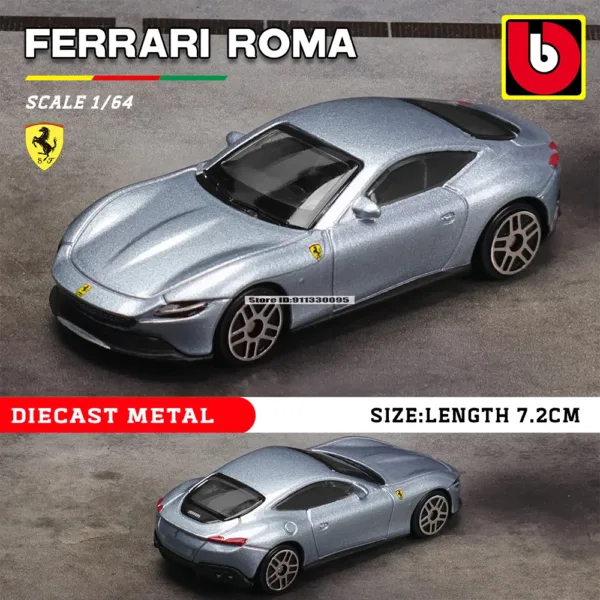 Bburago 1:64 Scale Ferrari Diecast Model Car - Image 14