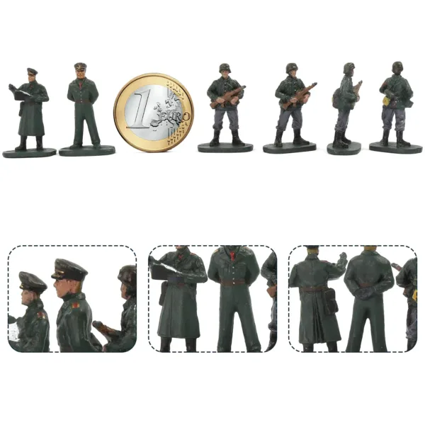 HO Scale 1:87 Military Figures Set of 20 - Image 2