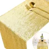 Golden Sequin Table Runner for Events