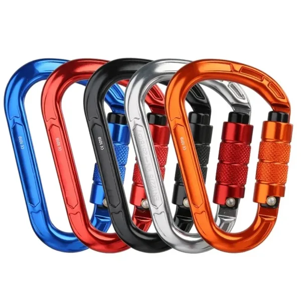 25kN Automatic Locking Carabiner for Climbing - Image 2