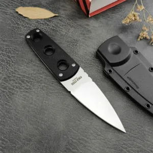 Defense COLD Fixed Blade Knife with Sheath