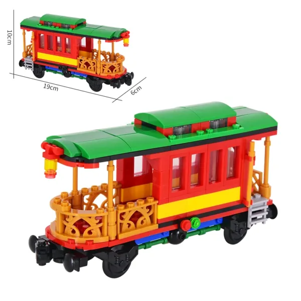 Creative City Train Building Blocks Set - Image 14