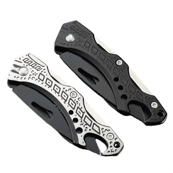 Folding Stainless Steel Knife for Camping - Image 6