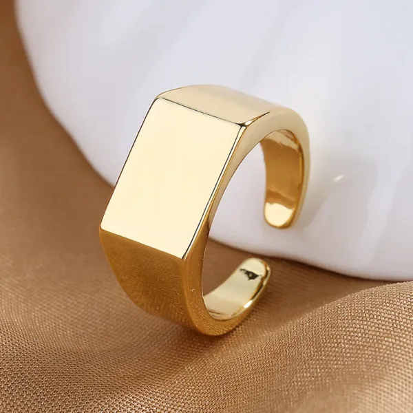 Trendy Women's Adjustable Geometric Ring - Image 14