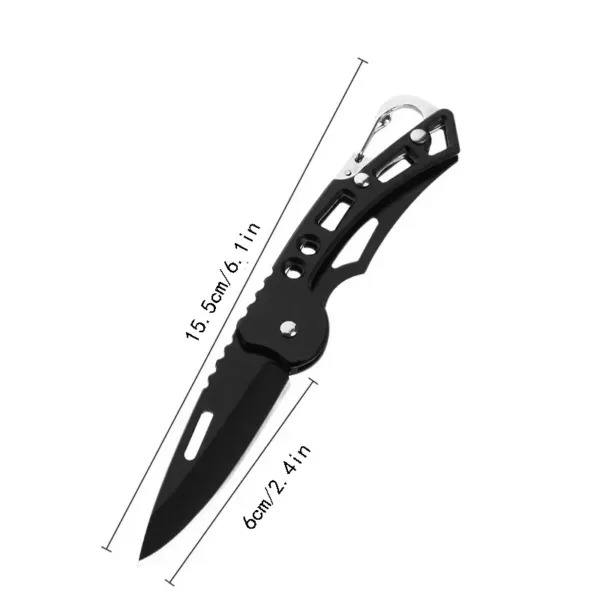 Stainless Steel Folding Pocket Knife 15cm - Image 2
