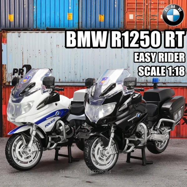 1:18 Scale R1250RT-P Motorcycle Diecast Model