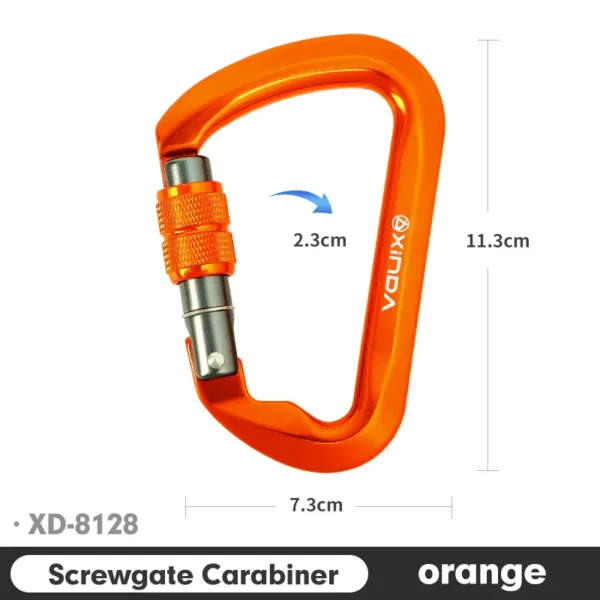 30kN Aluminum Alloy Climbing Carabiner Hook - Image 9