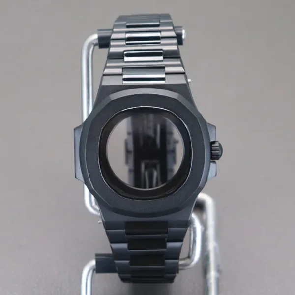 40mm Black Watch Case for NH35 NH36 Movement