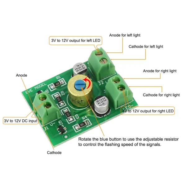 HO Scale Railroad Crossing Signal with Flasher - Image 3