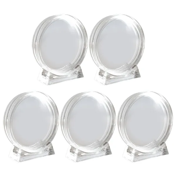 Acrylic Coin Protection Box Set of 5