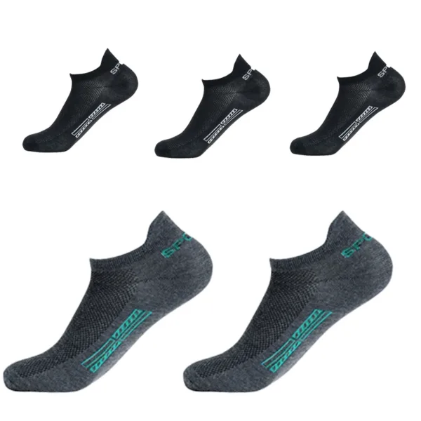 5 Pairs Men’s Ankle Socks for All Seasons - Image 20