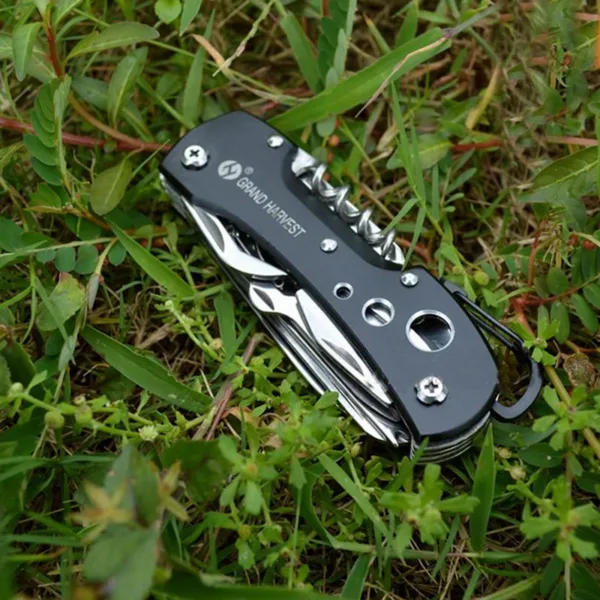 11-in-1 Folding Survival Multitool Knife - Image 5