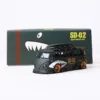 1:64 Diecast Alloy Shark Mouth T1 Bus Model
