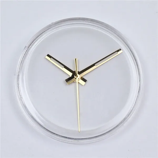 Polished Silver Gold Luminous Watch Hands Set - Image 6