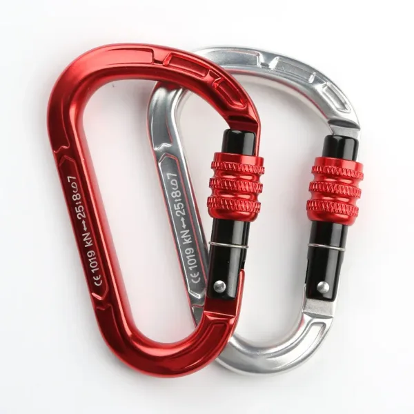 25kN Automatic Locking Carabiner for Climbing