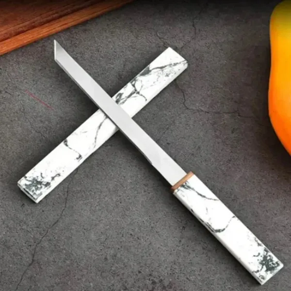 Stainless Steel Boning Knife with Scabbard - Image 6