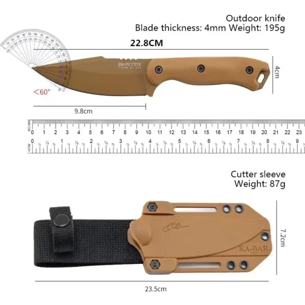 BK 18 Tactical Fixed Blade Knife 22 Inch - Image 5