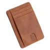 RFID Blocking Leather Wallet for Men