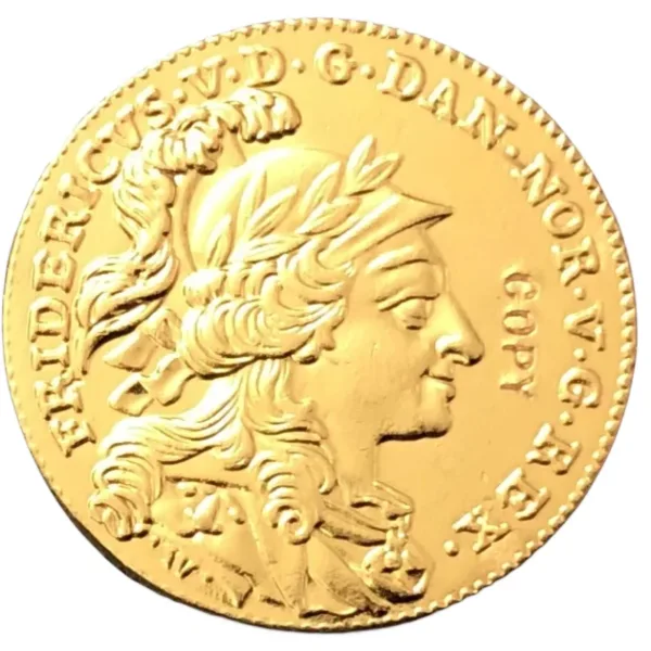 22K Gold Plated Replica 12 Mark Coin