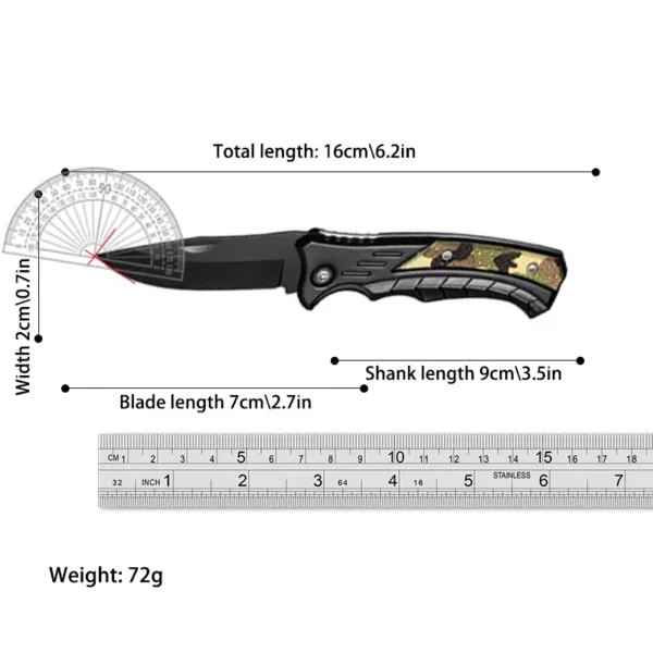 Stainless Steel Folding Fillet Knife for Fishing - Image 4