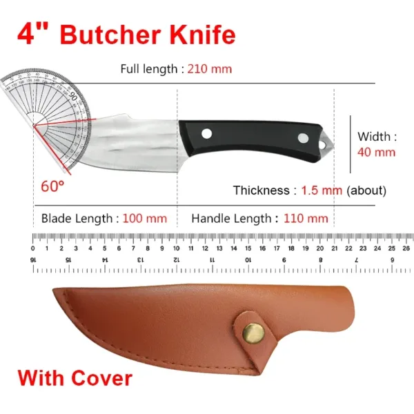Stainless Steel Boning Knife with Ergonomic Handle - Image 8