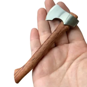 Mini Stainless Steel Mountain Axe with Wood Handle