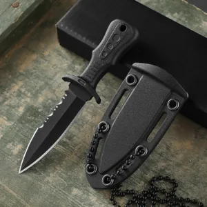 Mini Tactical Knife Necklace for Outdoor Use